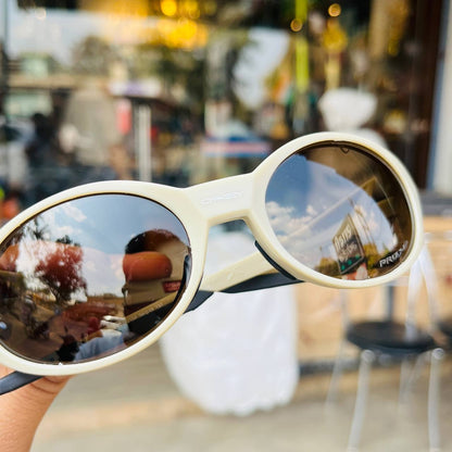 Cream Colour Eye Jacket Redux – Oval Shape Sports Sunglasses