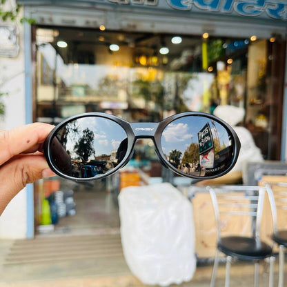 Matt Black Eye Jacket Redux – Oval Shape Sports Sunglasses