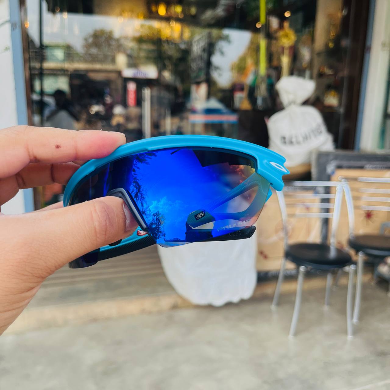 Sphaera Blue-Blue Premium Sports Sunglasses Best For Outdoor Sports And Adventures