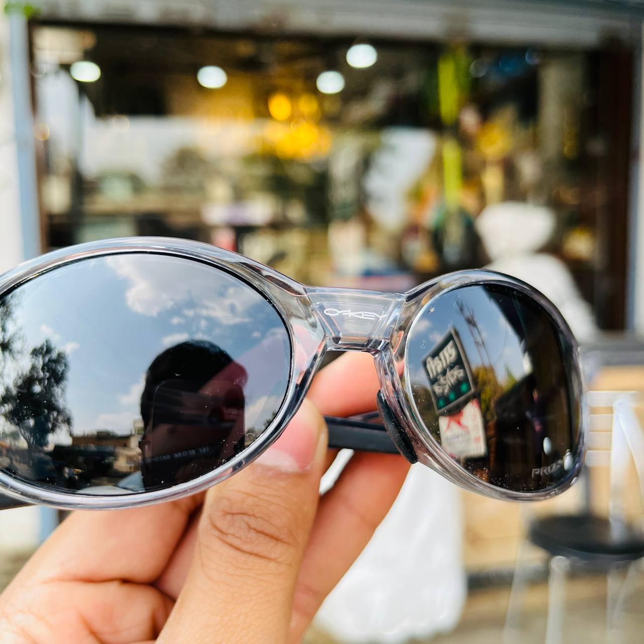 Gun Black Colour Eye Jacket Redux – Oval Shape Sports Sunglasses