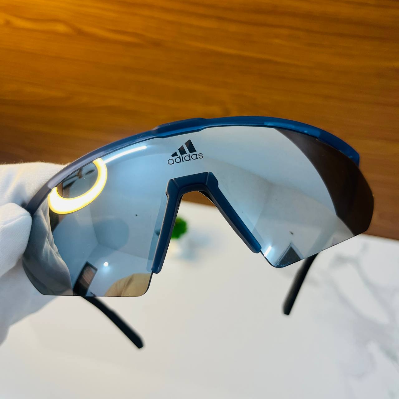 Adidas C1 Silver (Mirror Finish) Premium Sports Sunglass