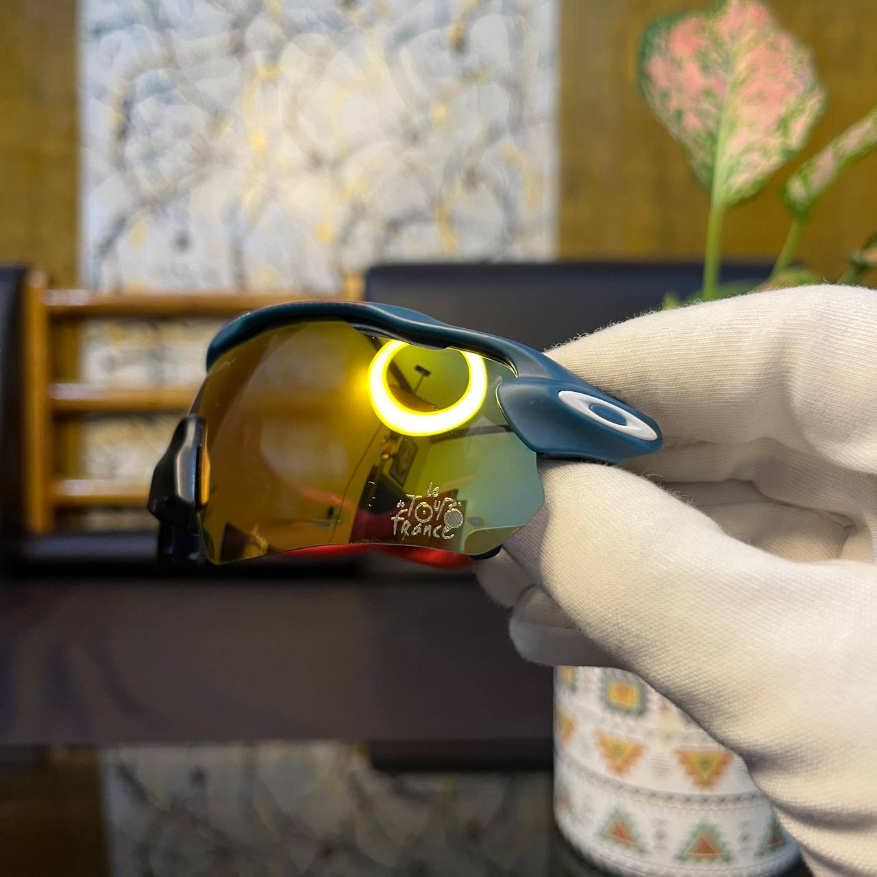 Radar Blue-Red Premium Sports Sunglasses