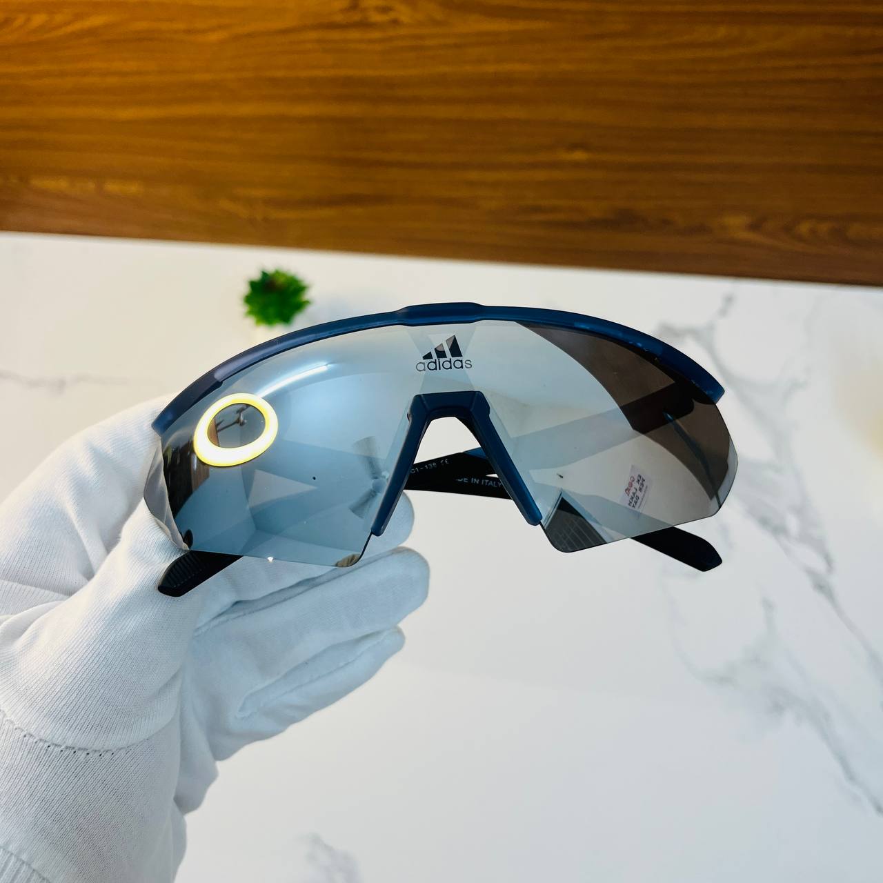 Adidas C1 Silver (Mirror Finish) Premium Sports Sunglass