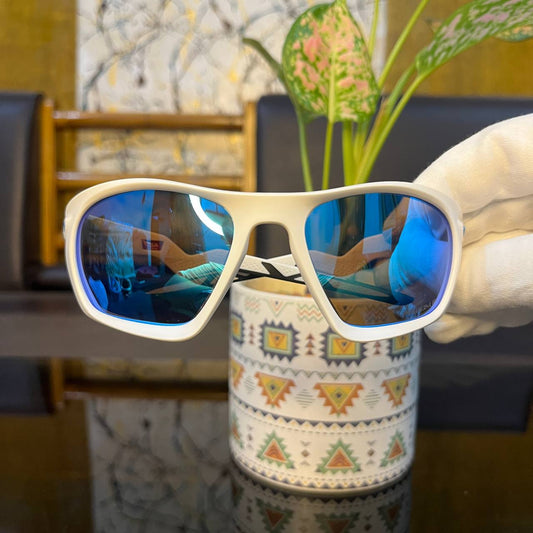 Lateralis Aqua White Premium Sports Sunglasses