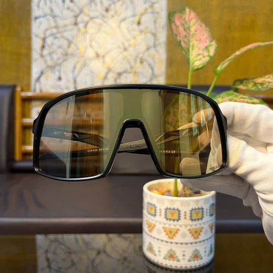 Sutro Golden Colour High Quality Unisex Sports Sunglass