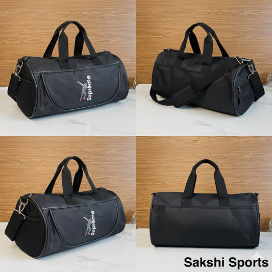 Duffle Bag Supreme Black Best For Gym&Travelling.