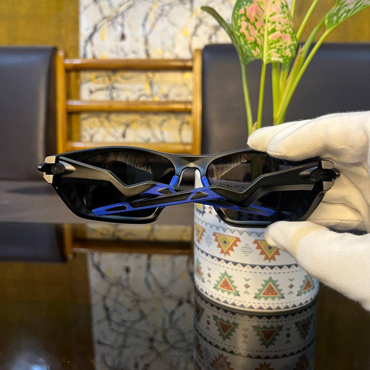 Lateralis Blue-Black Premium Sports Sunglasses