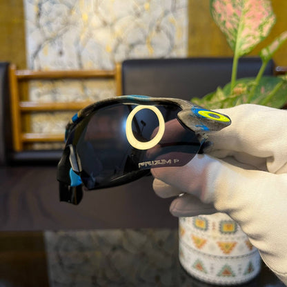 Radar Printed Blue Premium Sports Sunglasses