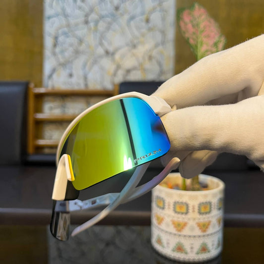 Sutro Lite White Golden Colour High Quality Unisex Sports Sunglass