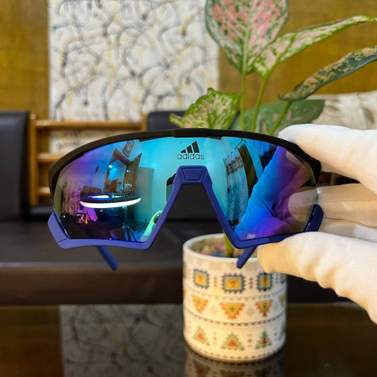 Adidas C3 Blue-Black Premium Sports Sunglass
