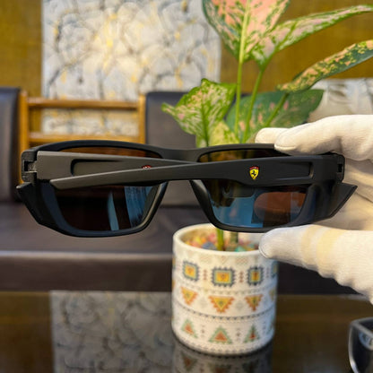 Ferrari Scuderia Blue-Black Colour Premium High Quality Sunglasses