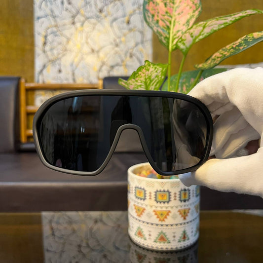 Ferrari Big Full Black Colour Premium High Quality Sunglasses