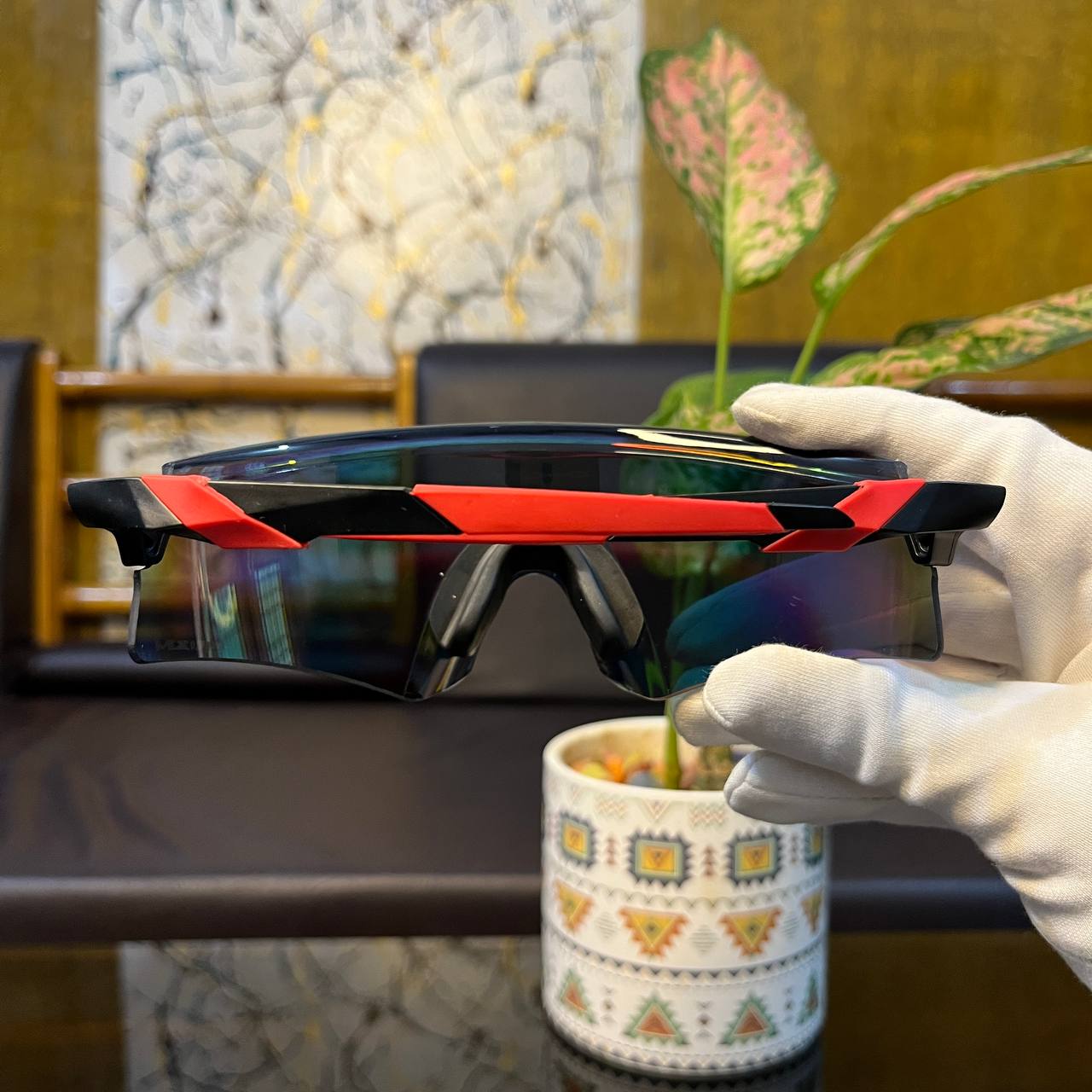 Encounter Red-Black Premium Sports Sunglasses