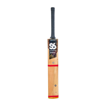 S6 Shadow Black Edition Double Blade Tennis Cricket Bat For Professionals