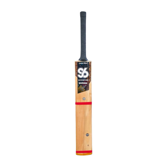 S6 Shadow Black Edition Double Blade Tennis Cricket Bat For Professionals